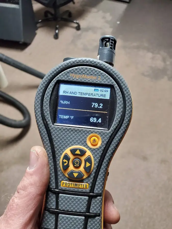 Moisture meter humidity assessment for Mold Remediation & Removal in Fairfield Plantation